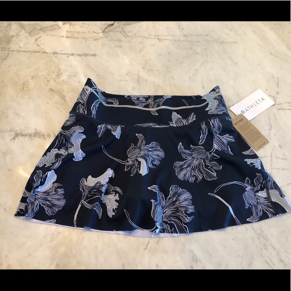 🛍 NWT Athleta Floral Sonic Skort 🛍